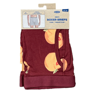 Mens Peaches Boxer Briefs - Size Extra Extra Large XXL - Old Navy - NWT